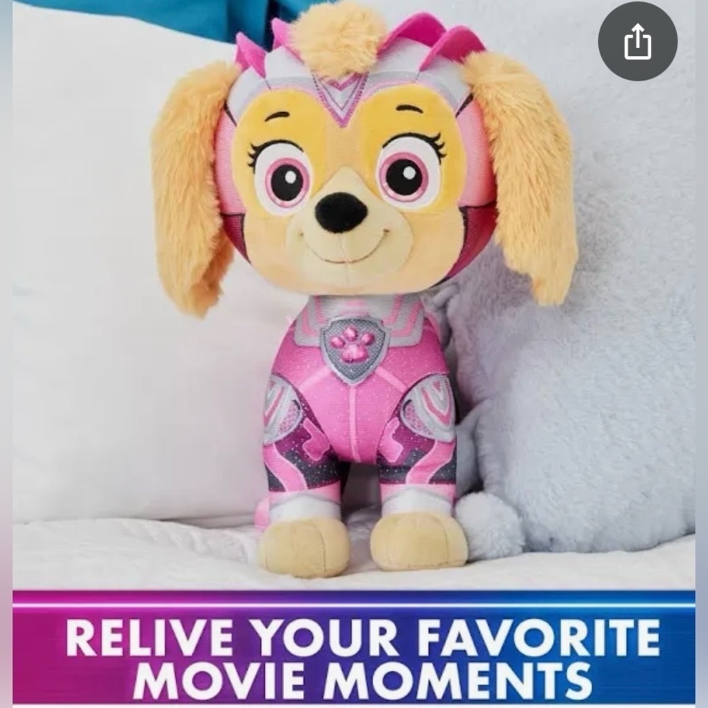 Nickelodeon Paw Patrol The Mighty Movie Skye Premium
Plush Toy